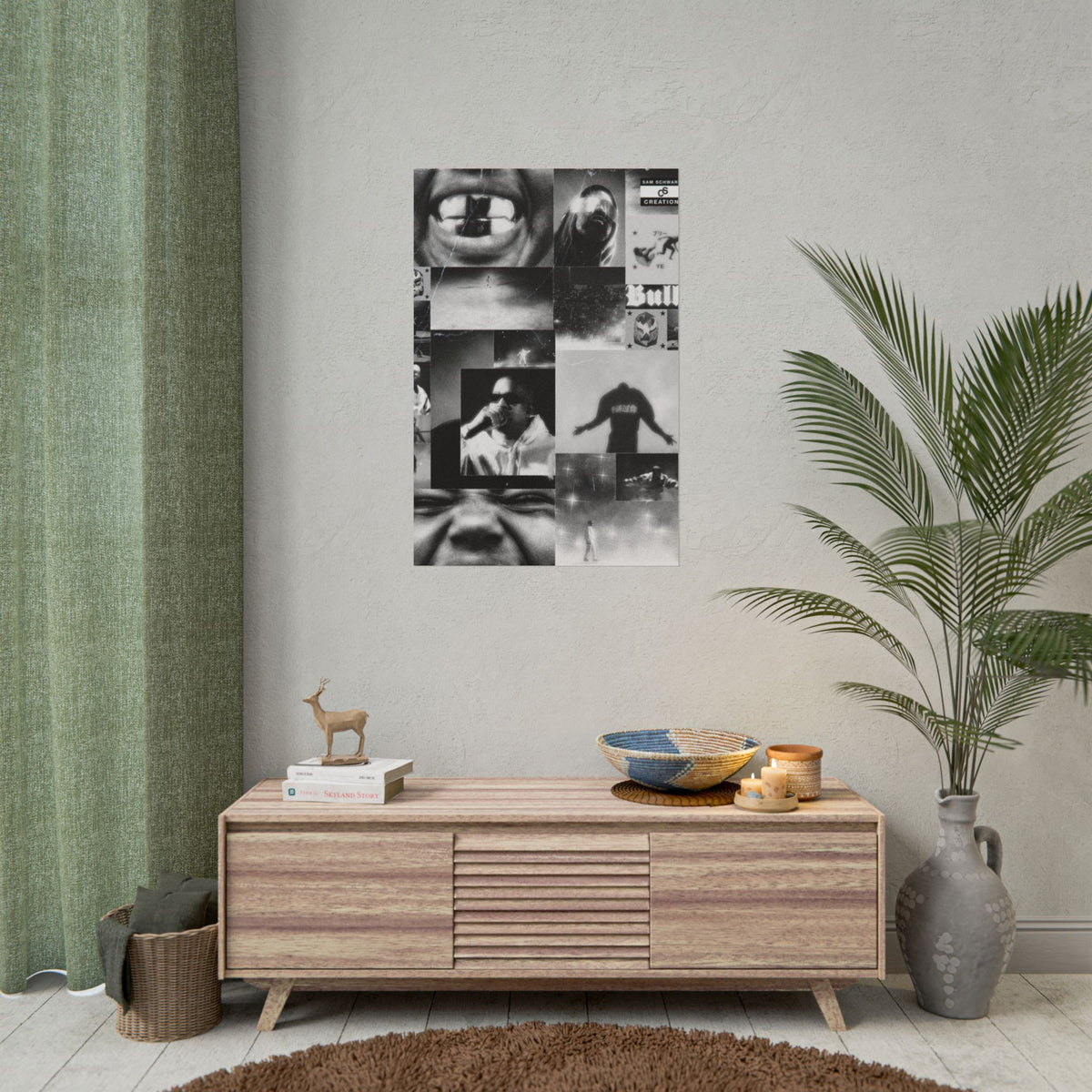 Bully Archive Poster | Experimental Kanye West Music Collage Wall Art