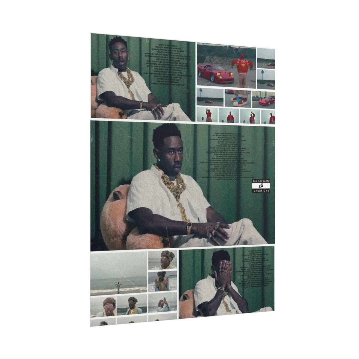 Luxury Tyler Poster | Tyler, the Creator Wall Art