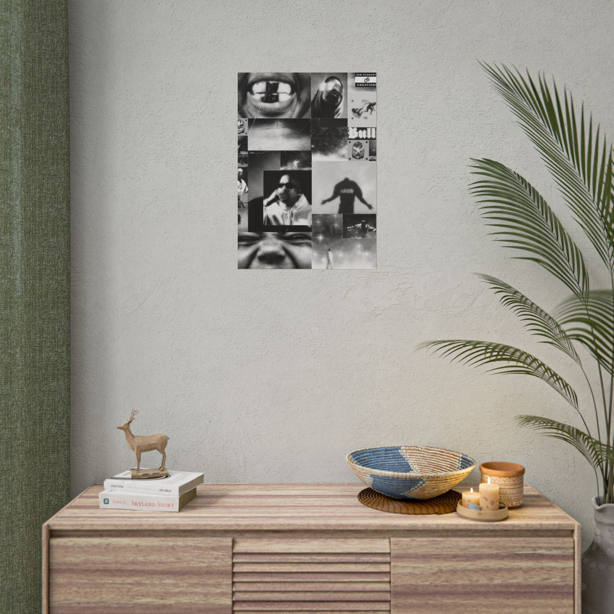 Bully Archive Poster | Experimental Kanye West Music Collage Wall Art