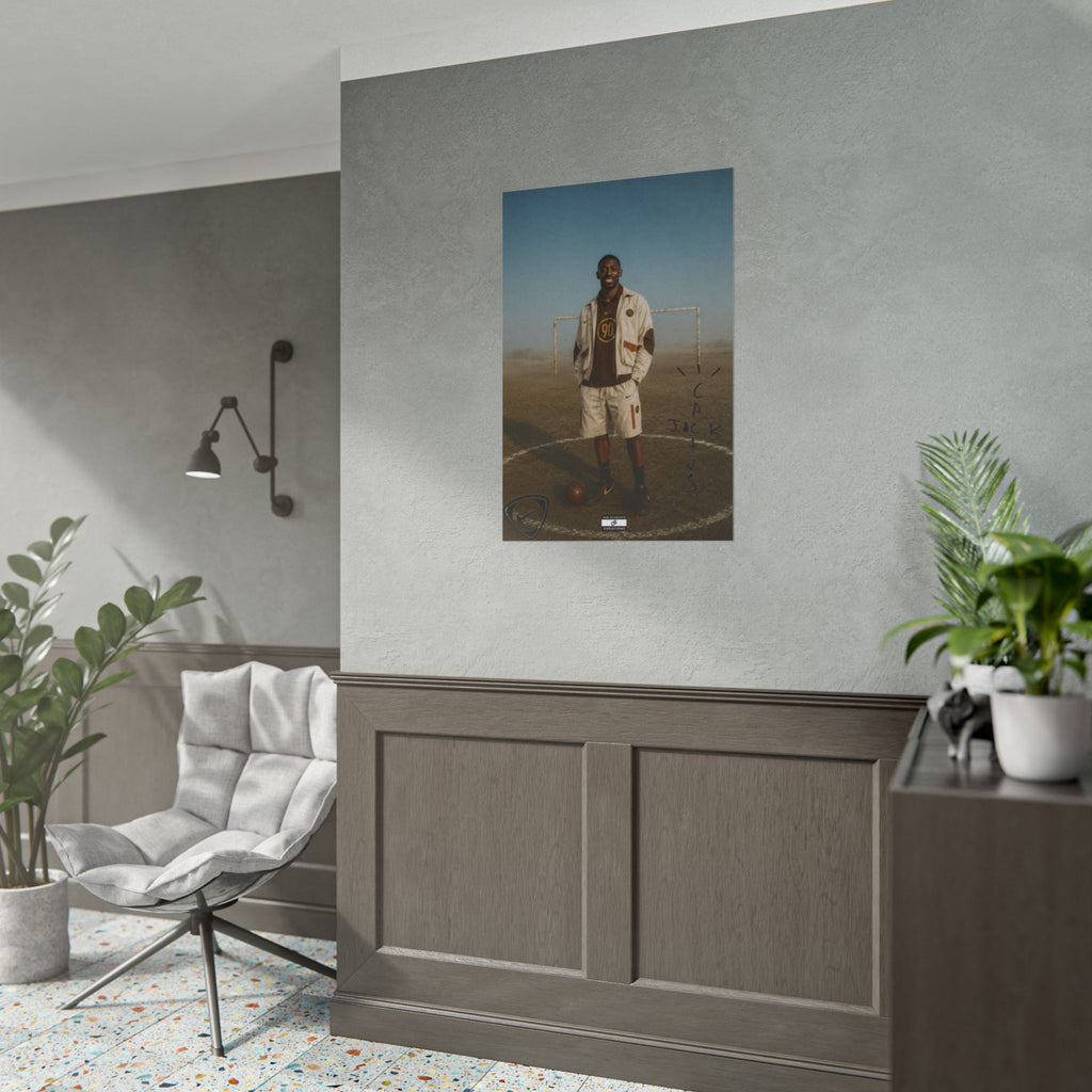 Cactus Jack 90 Poster | Ousmane Dembélé Football Wall Art