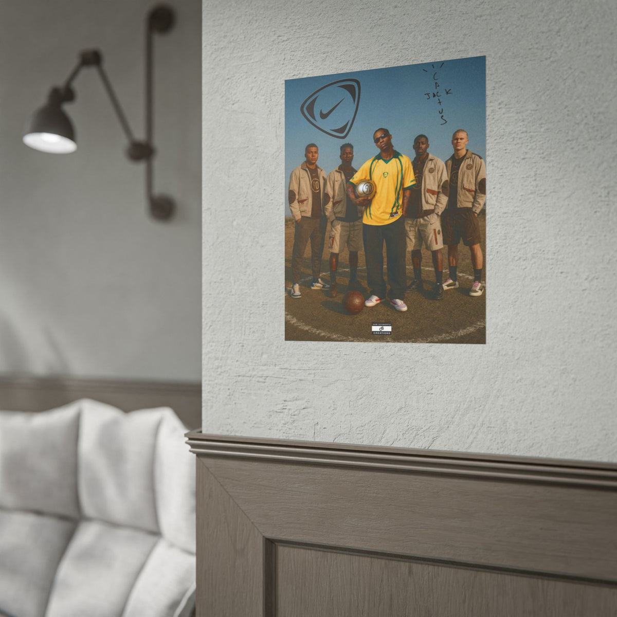 Cactus Jack Football Collective Poster | Travis Scott & Football Stars Wall Art
