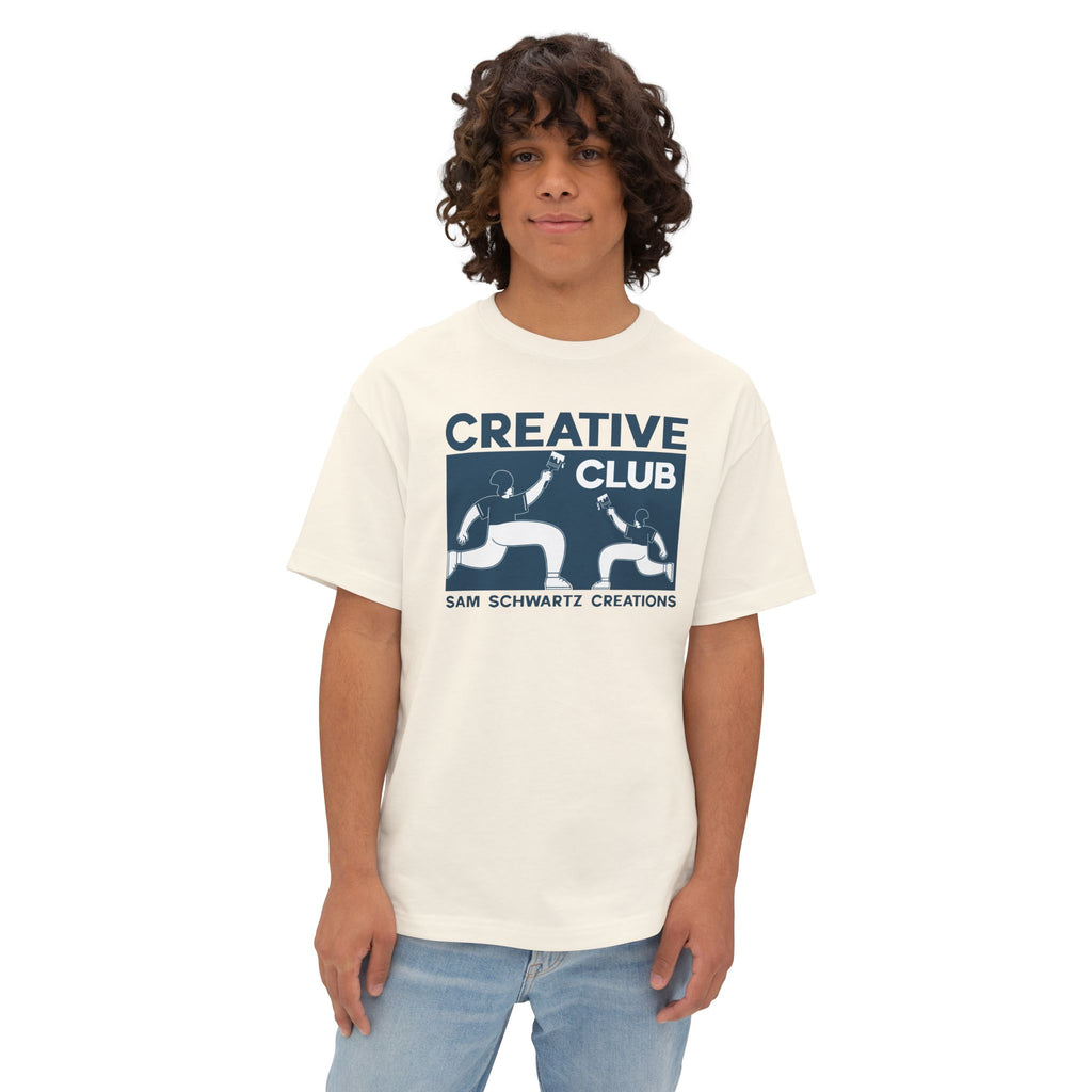 Sam Schwartz Creations Creative Club Tee — "Creative Club" Graphic T-Shirt