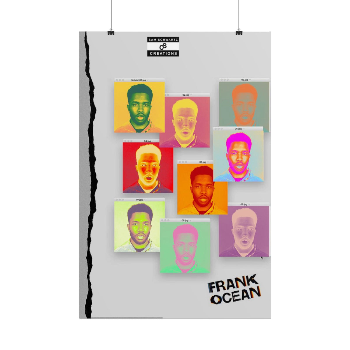Color Study Poster | Frank Ocean Pop Art Wall Art