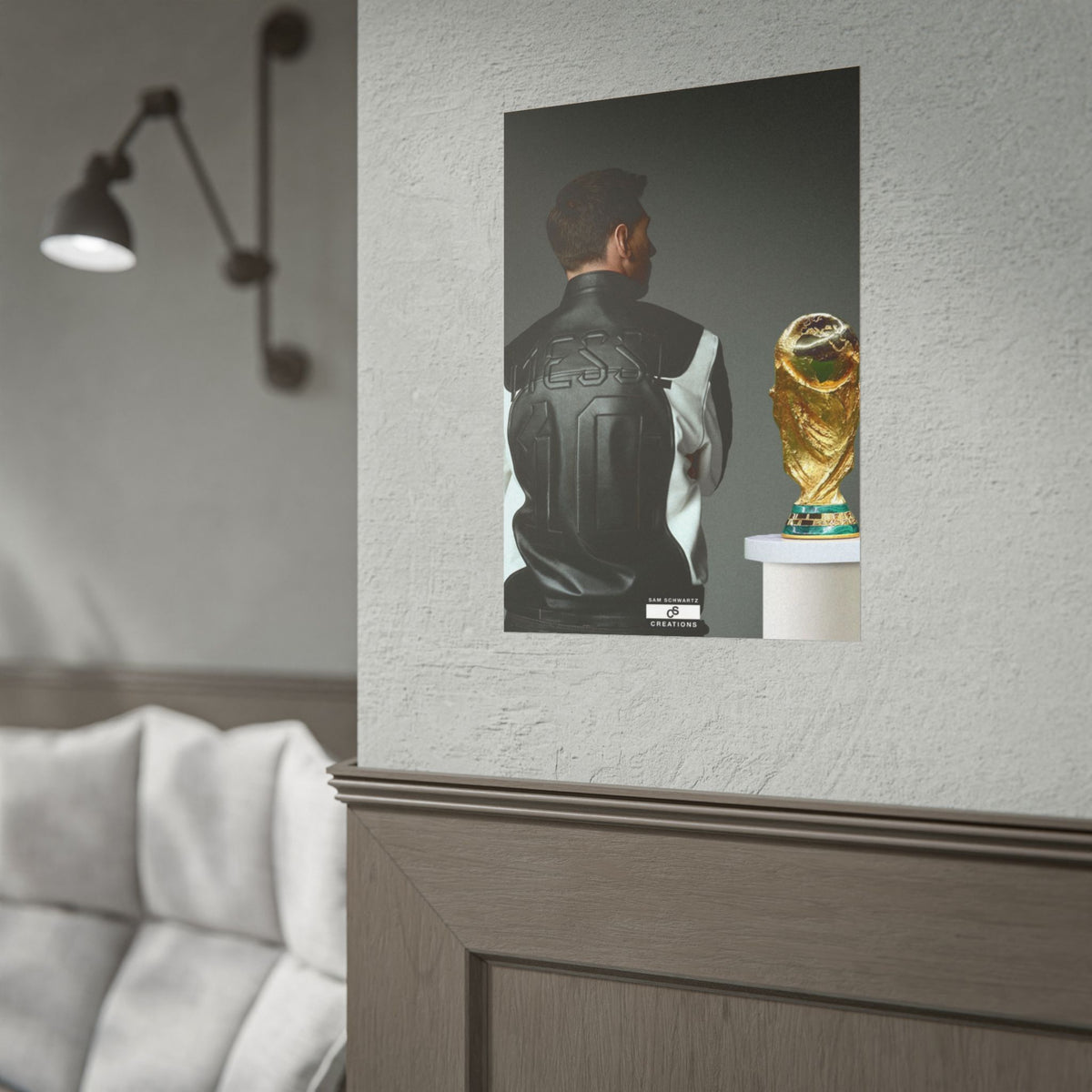 Legacy in Sight Poster | Lionel Messi World Cup Wall Art
