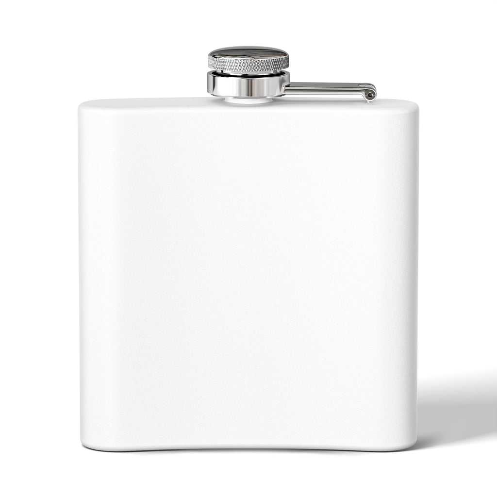 Sam Schwartz Creations Stainless Steel Flask — Brushed Metal Sam Schwartz Creations, 6 oz
