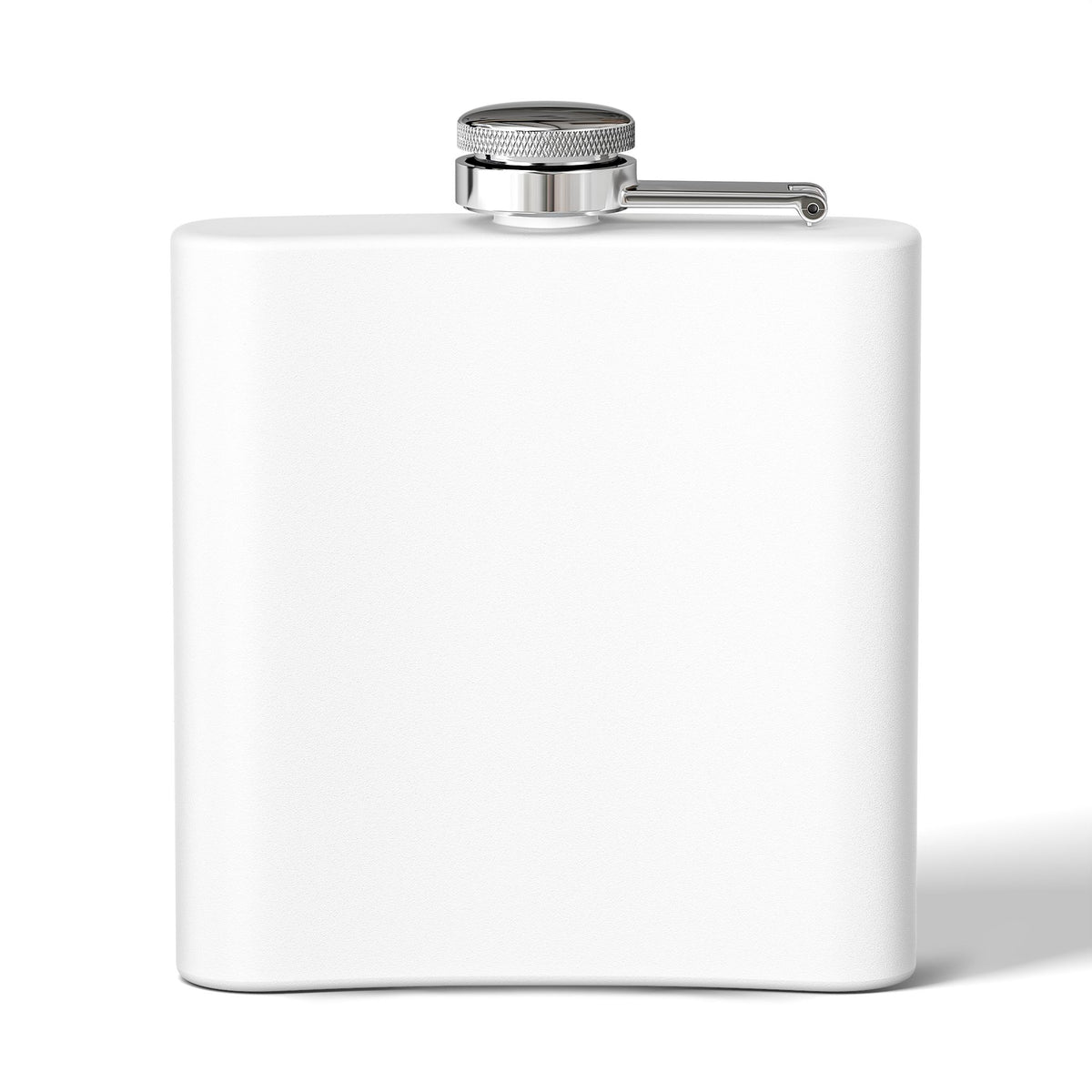 Sam Schwartz Creations Stainless Steel Flask — Brushed Metal Sam Schwartz Creations, 6 oz