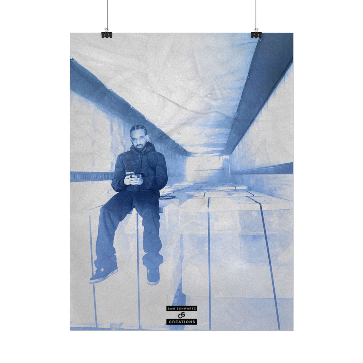 Cold Storage Poster | Drake Music Wall Art