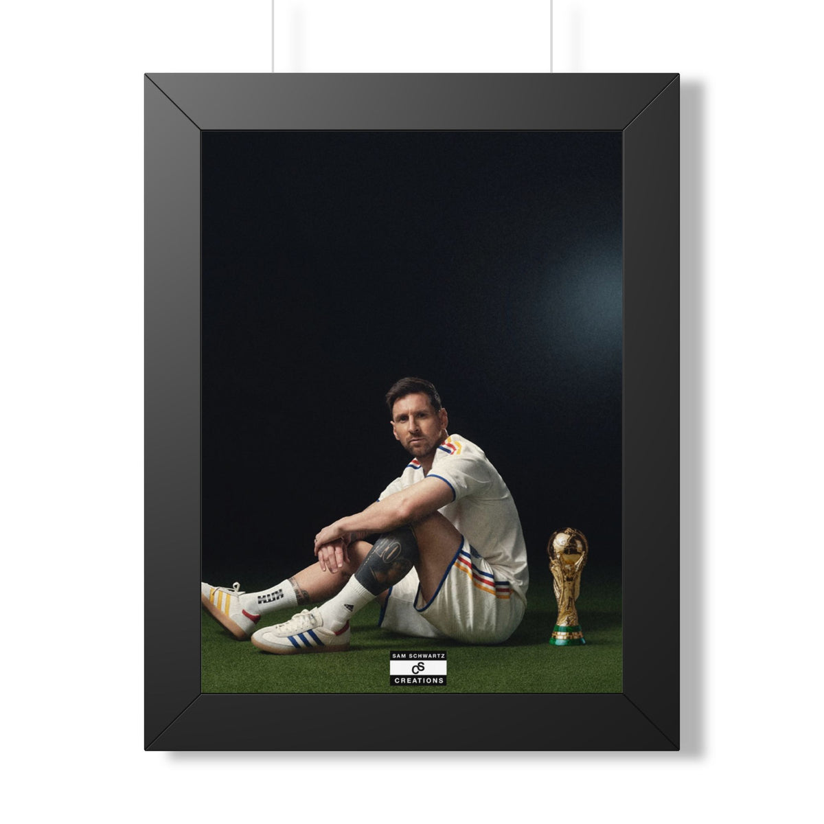 Messi x World Cup Framed Poster — Framed GOAT Wall Art