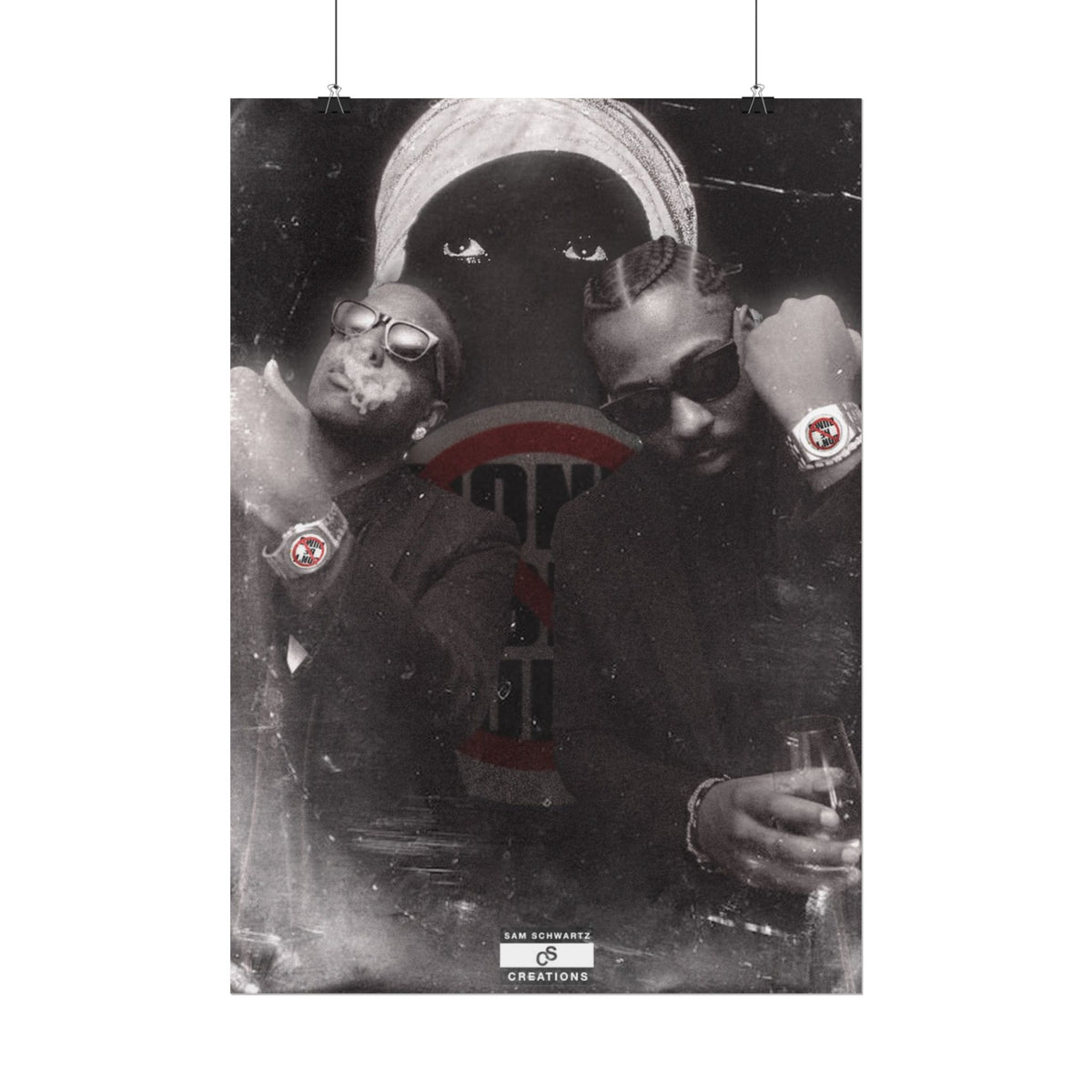 Don't Be Dumb Poster | Underground Music Duo Wall Art