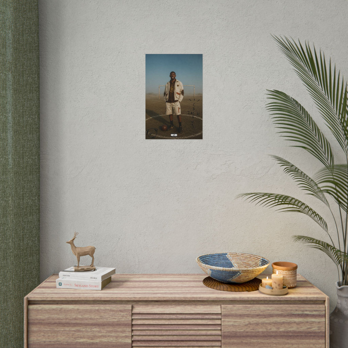 Cactus Jack 90 Poster | Ousmane Dembélé Football Wall Art