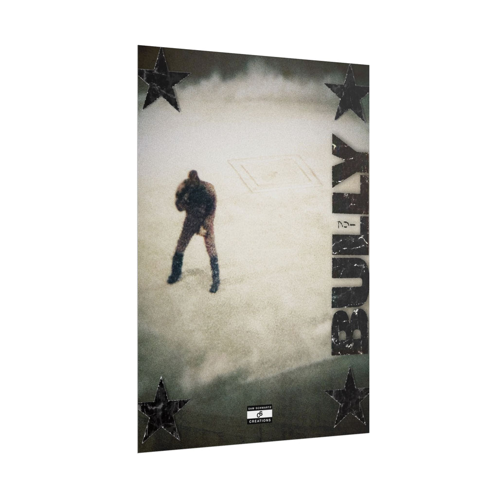 Bully in the Mist Poster | Experimental Kanye West Music Wall Art