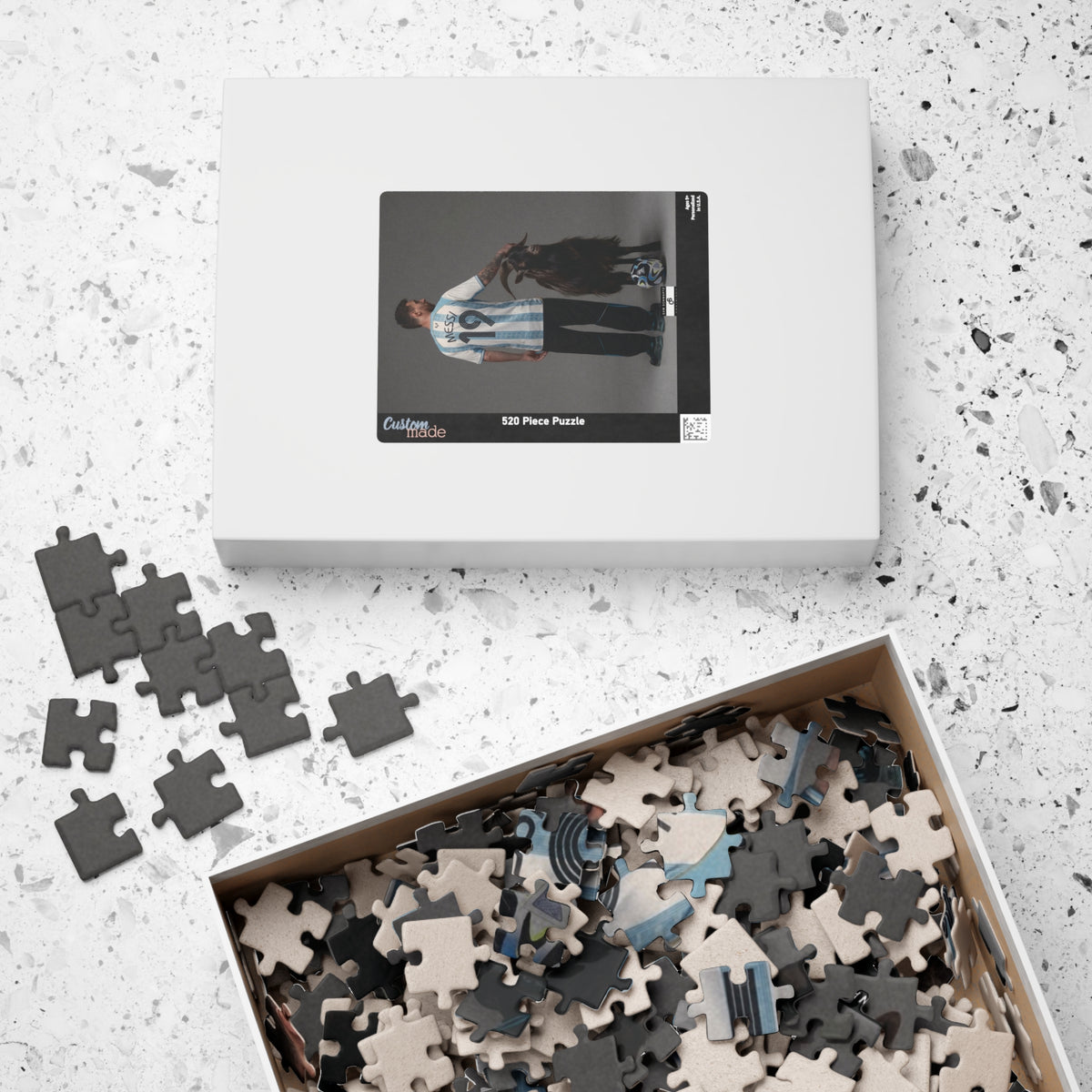 Soccer Goat Puzzle — 110/252/520/1014-Piece Jigsaw