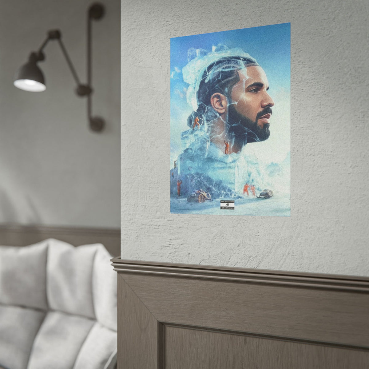 Icebound Poster | Drake Music Wall Art