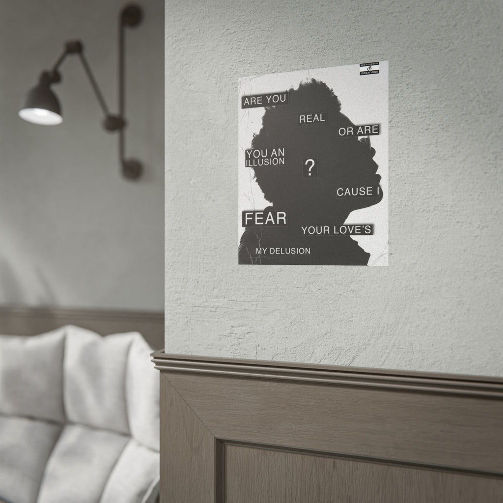 Are You Real Poster | Conceptual The Weeknd Hip-Hop Wall Art
