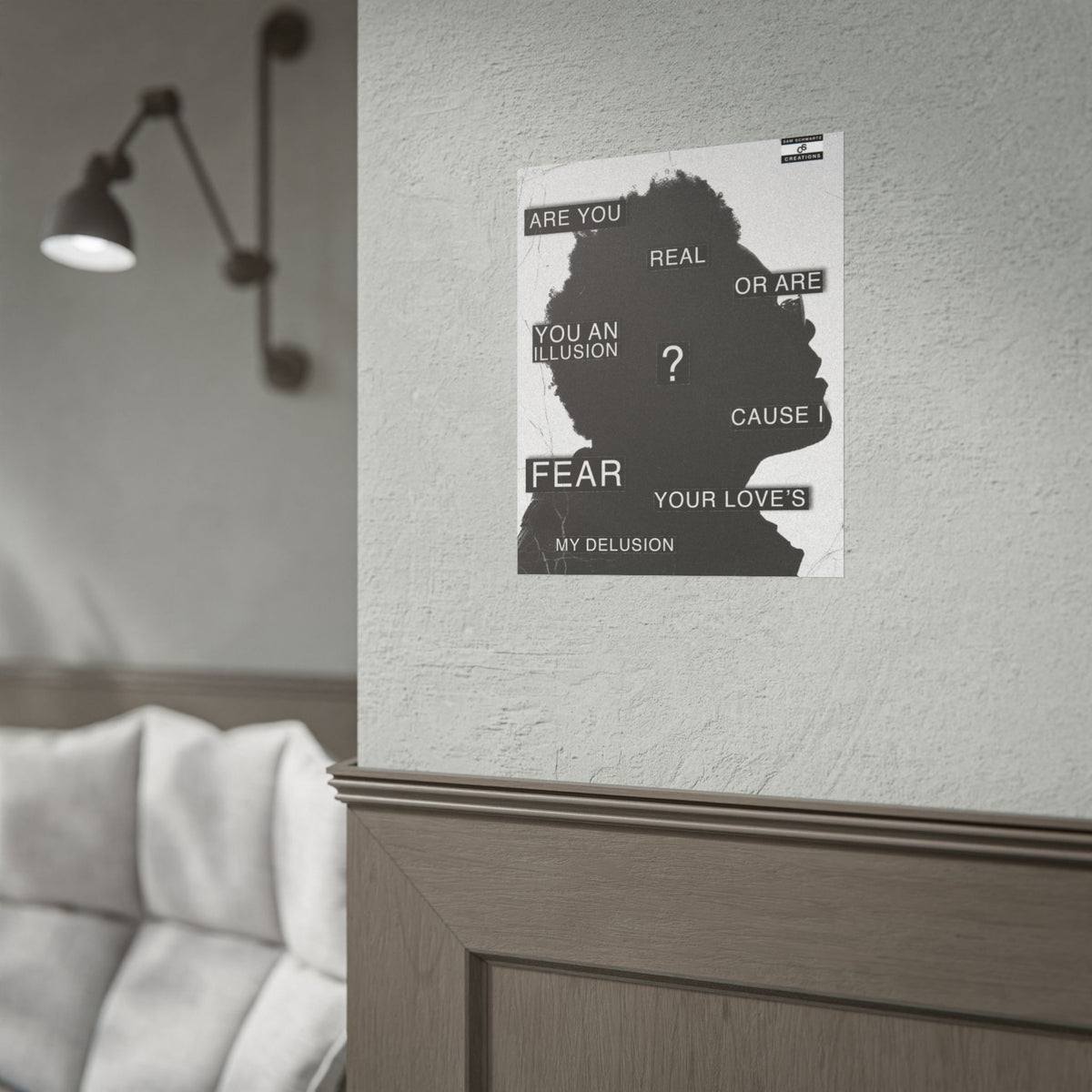 Are You Real Poster | Conceptual The Weeknd Hip-Hop Wall Art