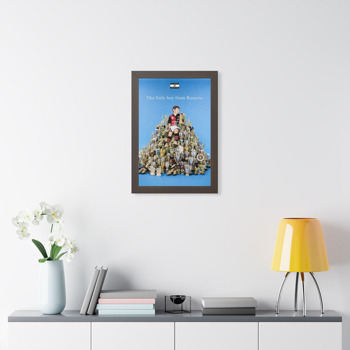 The Little Boy From Rosario Framed Poster — Framed GOAT Wall Art