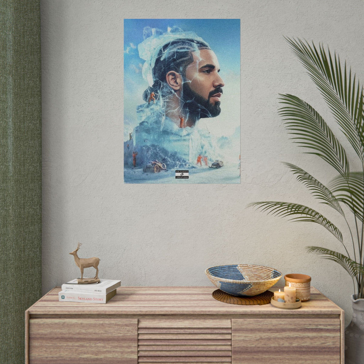 Icebound Poster | Drake Music Wall Art