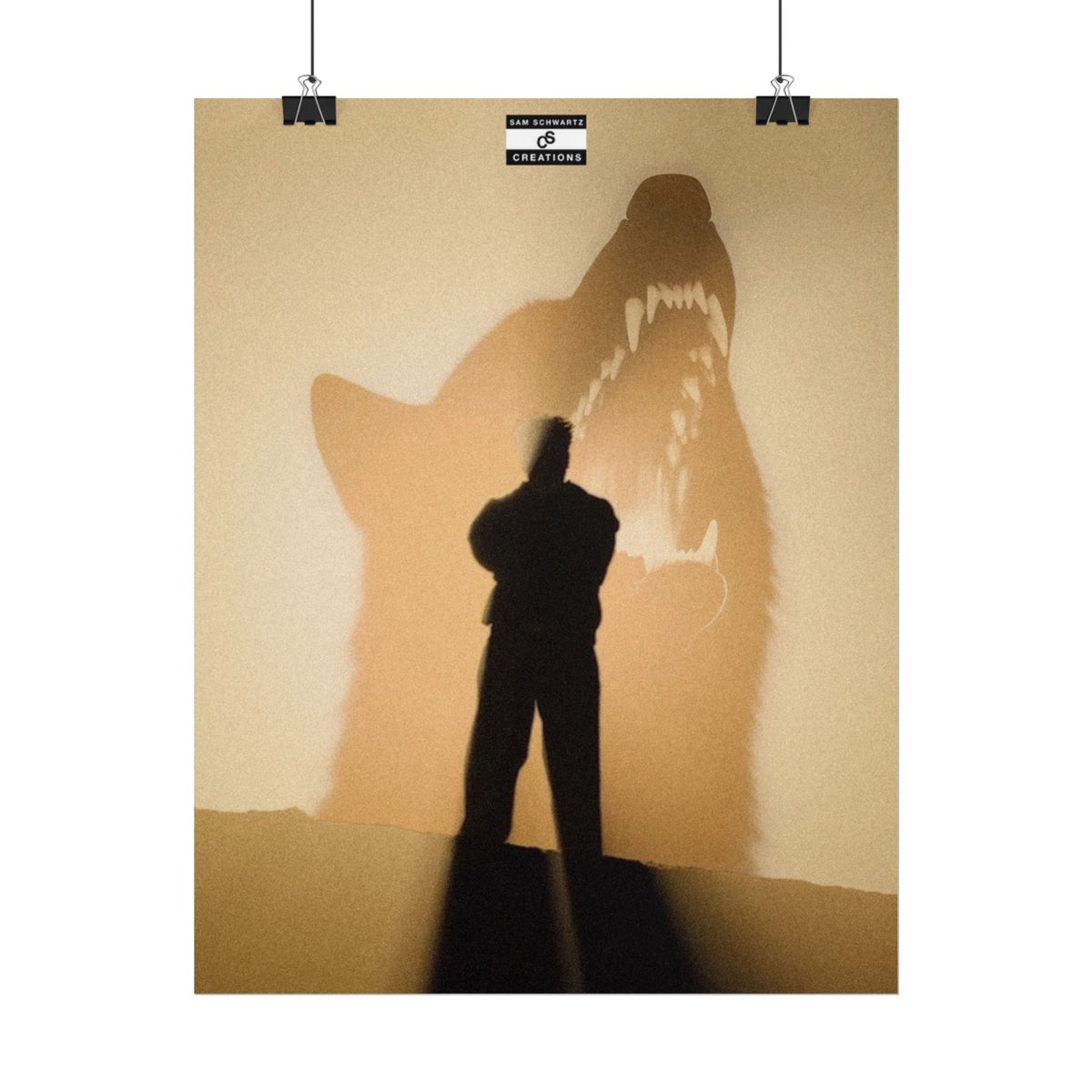 Shadow Beast Poster | Baby Keem Conceptual Music Wall Art