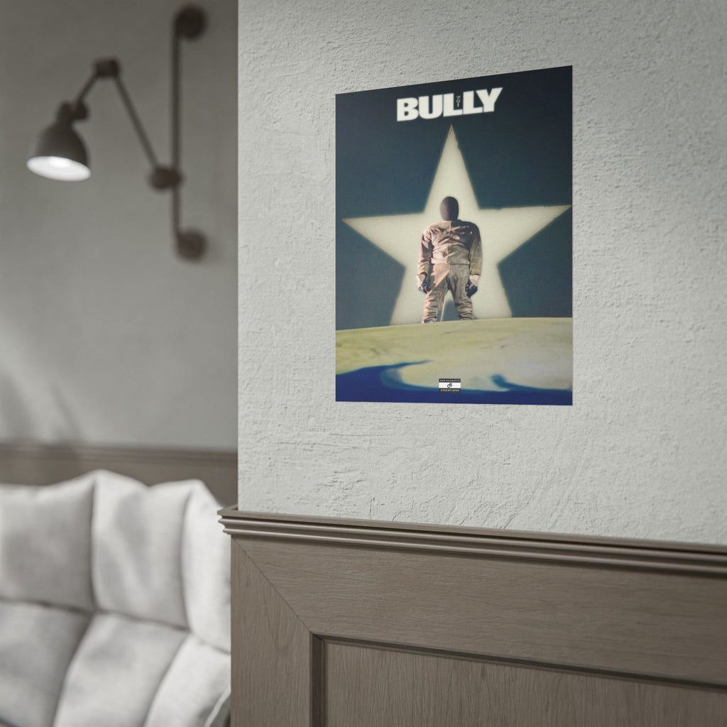 Bully Star Poster | Experimental Kanye West Music Wall Art