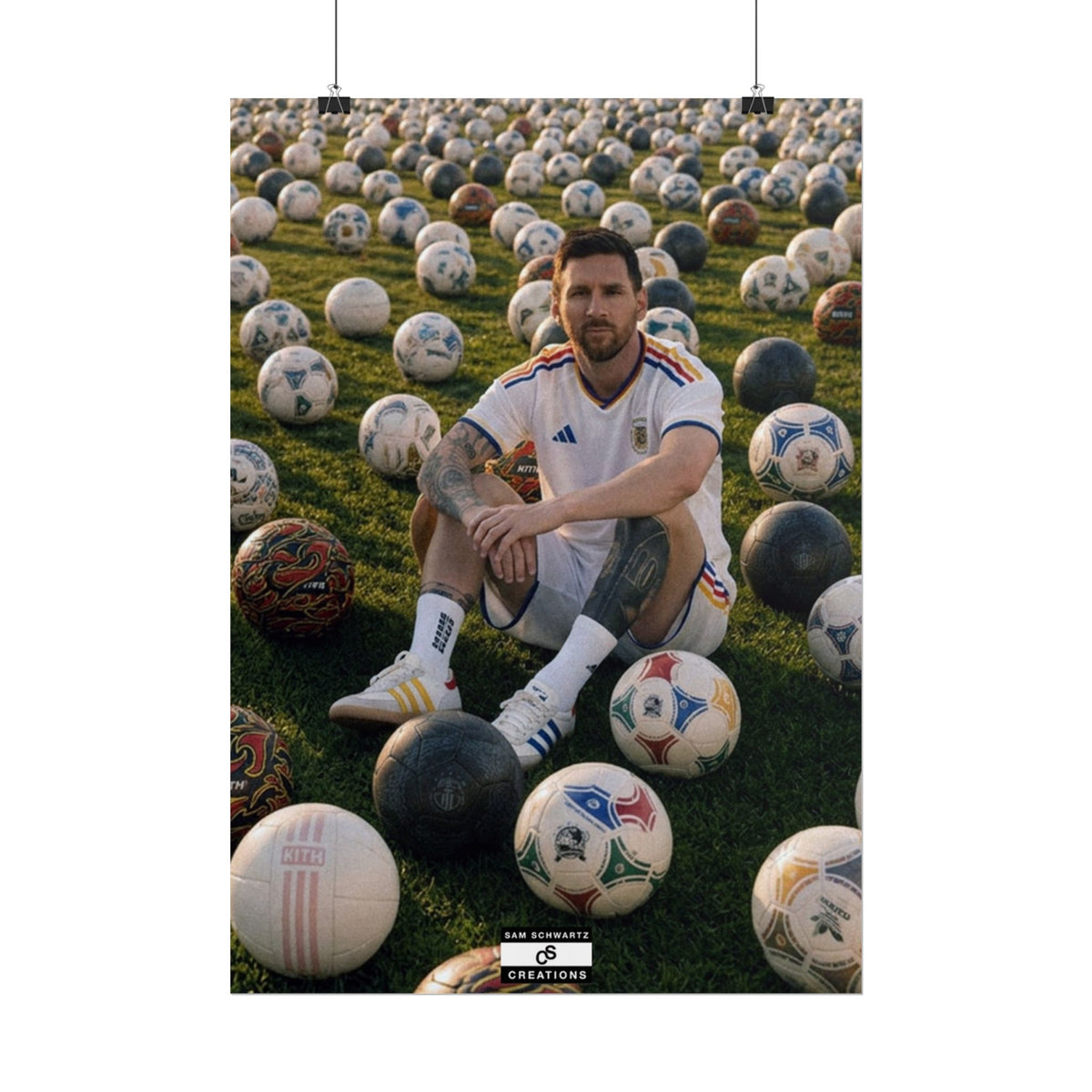 Every Ball Tells a Story Poster | Lionel Messi Football Wall Art