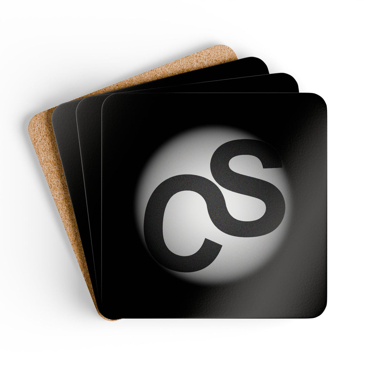 Sam Schwartz Creations Monogram Hardboard Coasters (Set of 4)