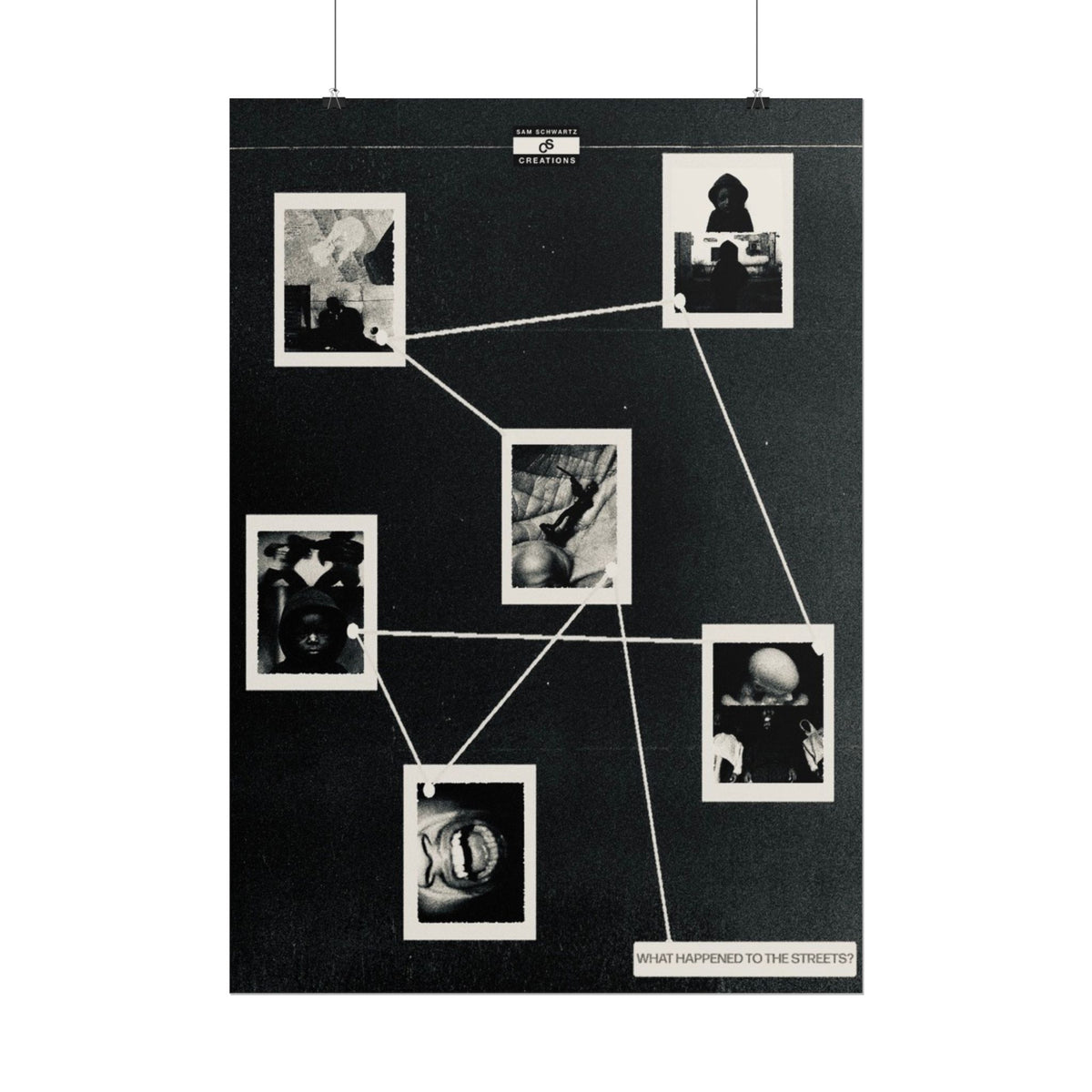 Street Evidence Poster | Conceptual Hip-Hop Wall Art