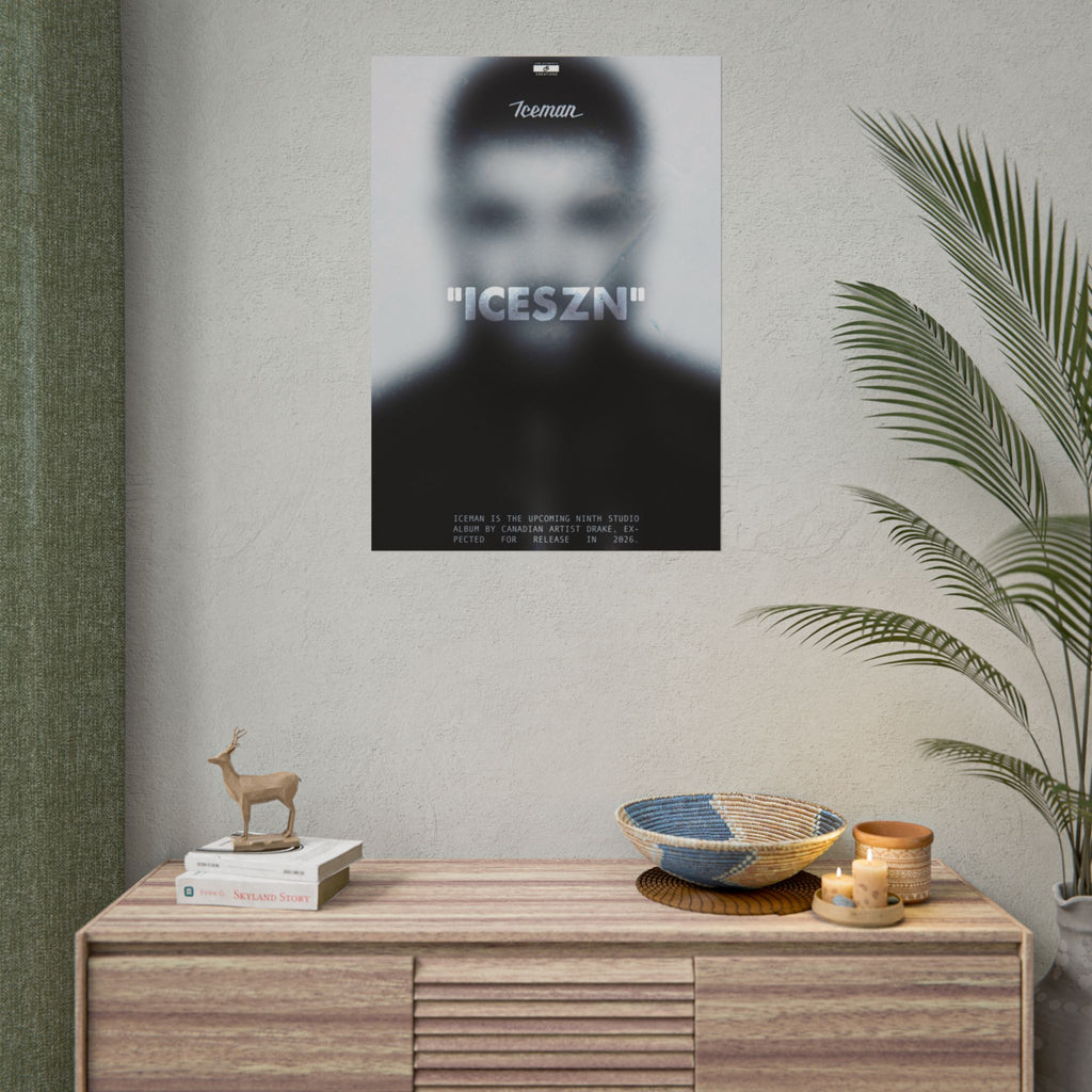 Iceman Poster | Drake Album Concept Wall Art