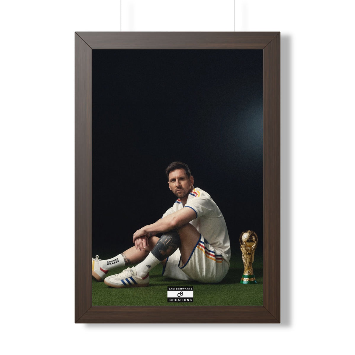 Messi x World Cup Framed Poster — Framed GOAT Wall Art