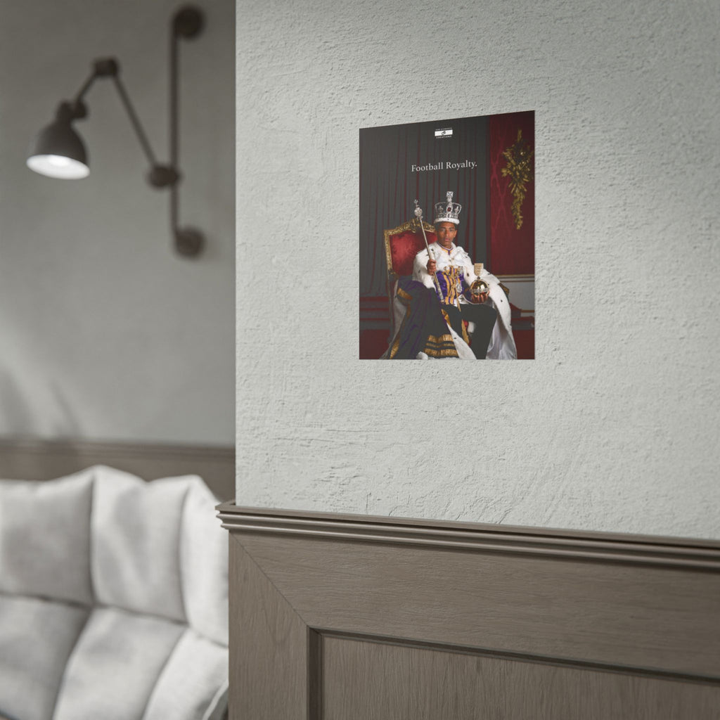 Football Royalty Rolled Poster