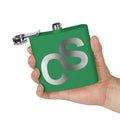 Sam Schwartz Creations Stainless Steel Flask — Brushed Metal Sam Schwartz Creations, 6 oz
