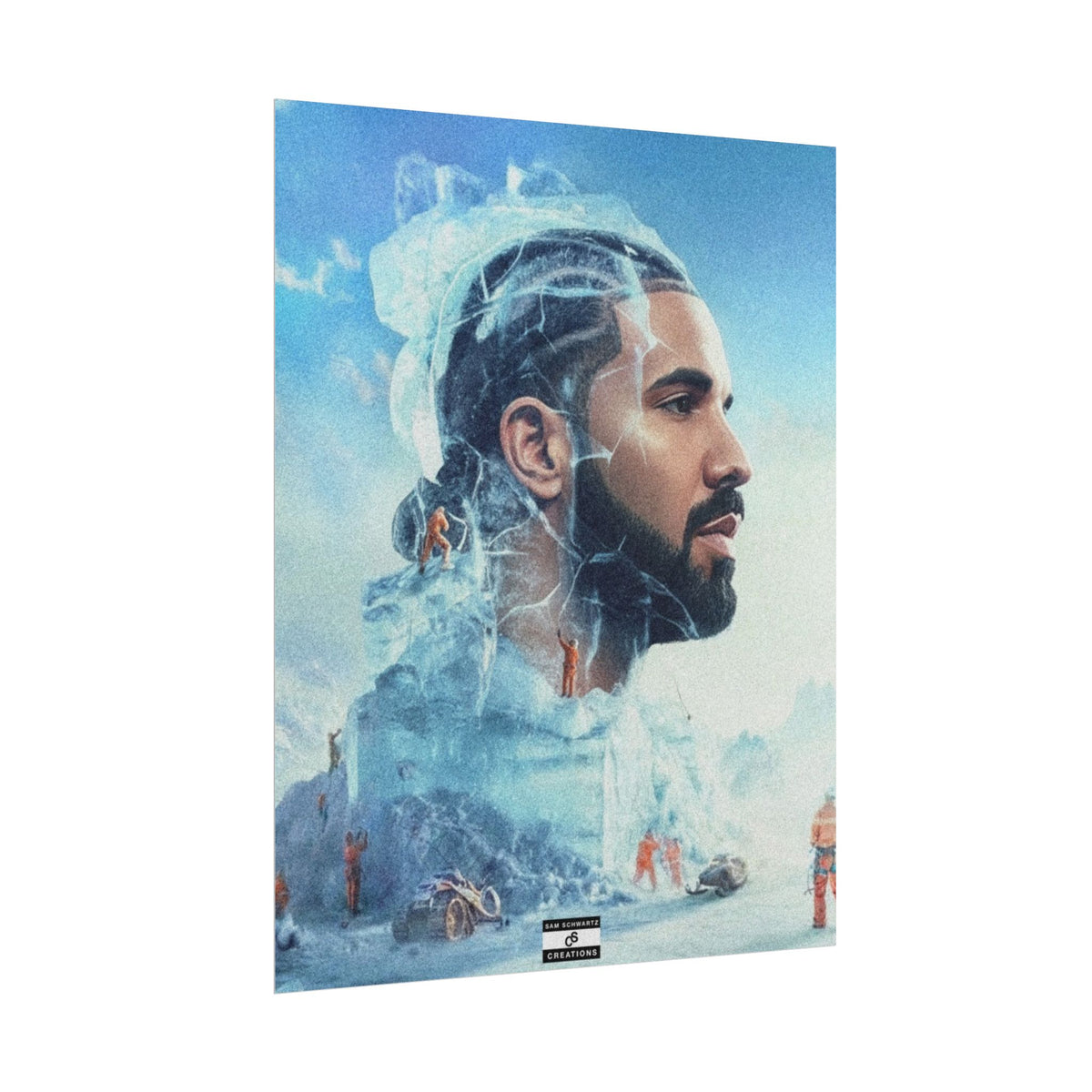 Icebound Poster | Drake Music Wall Art