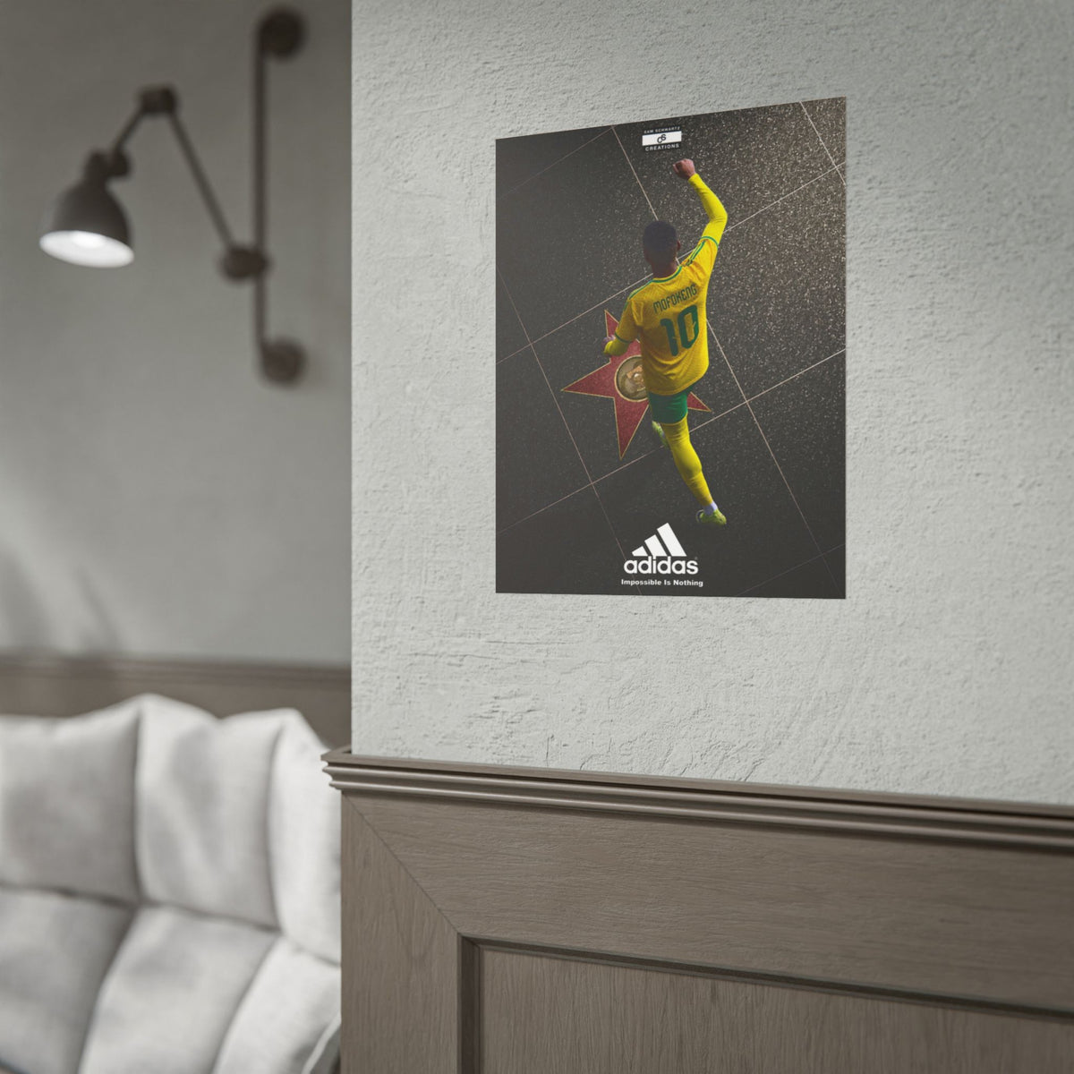 A Star Is Born Poster | Relebohile Mofokeng South Africa Football Wall Art