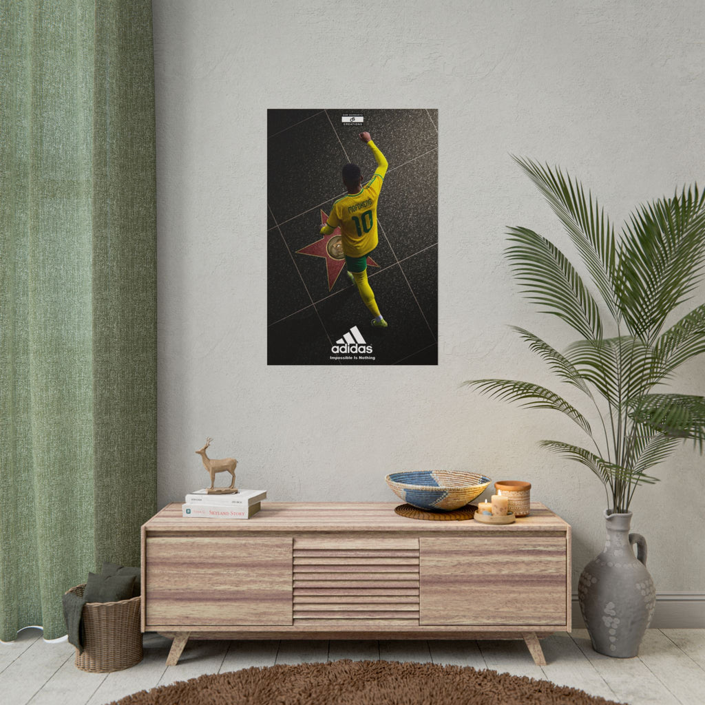 A Star Is Born Poster | Relebohile Mofokeng South Africa Football Wall Art