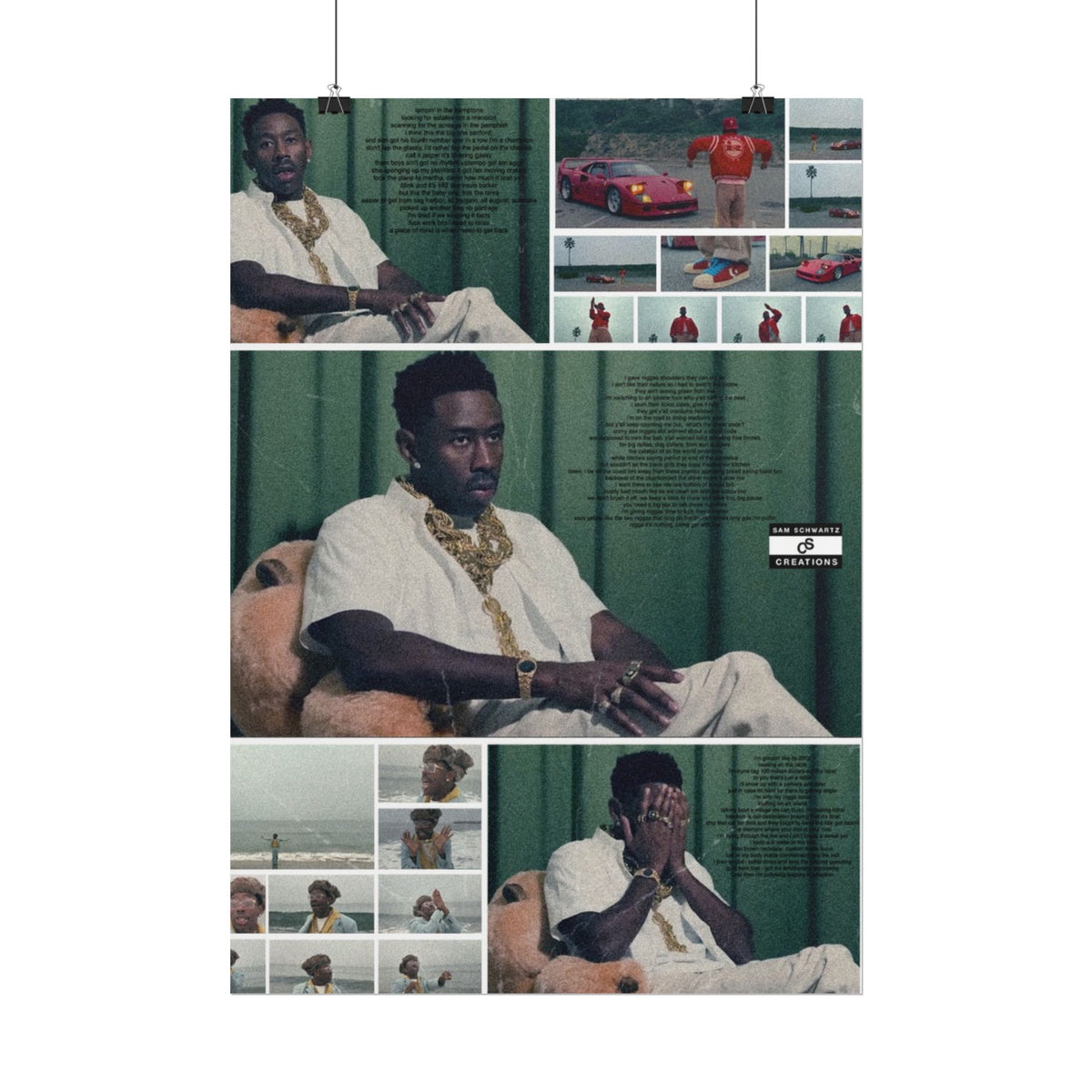 Luxury Tyler Poster | Tyler, the Creator Wall Art