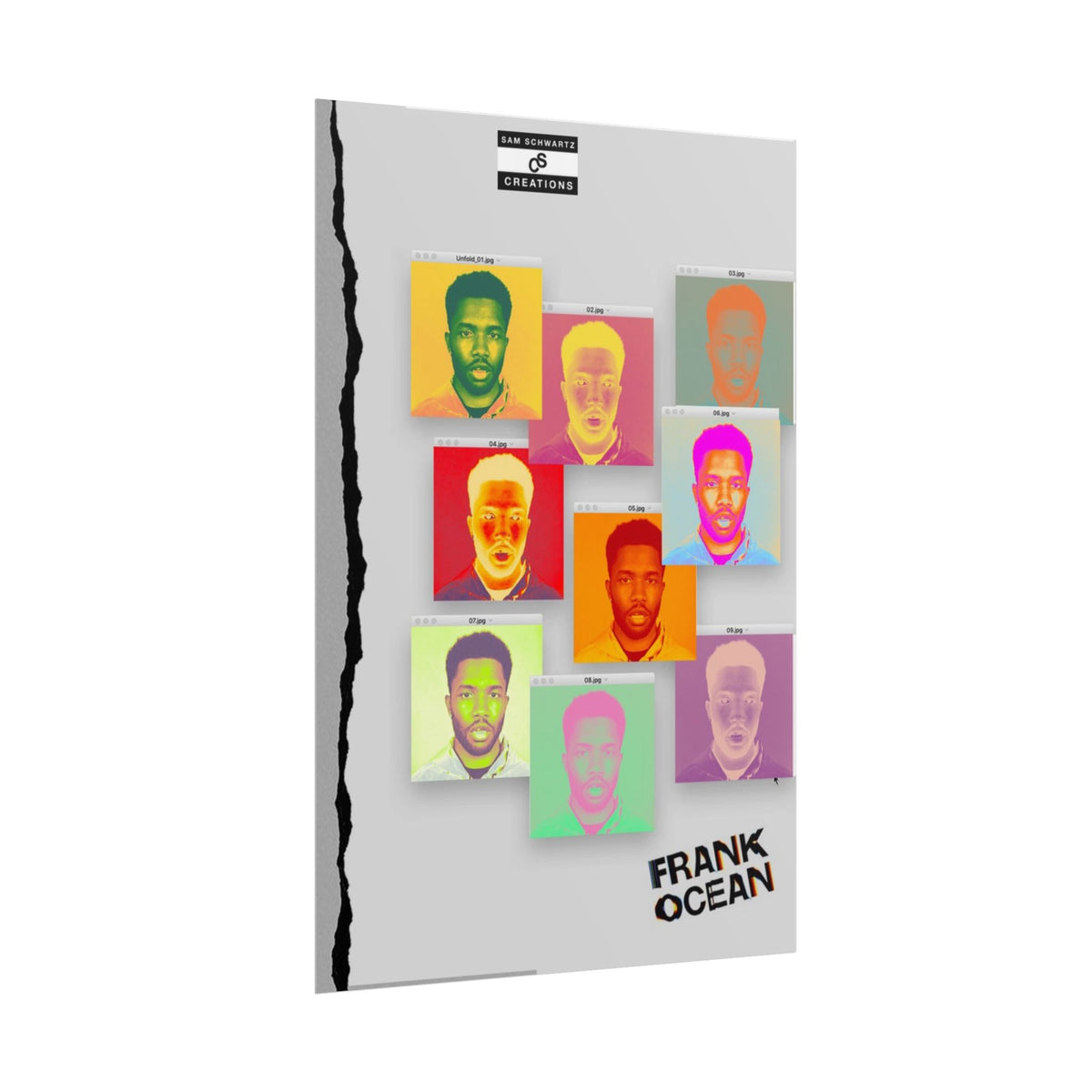 Color Study Poster | Frank Ocean Pop Art Wall Art