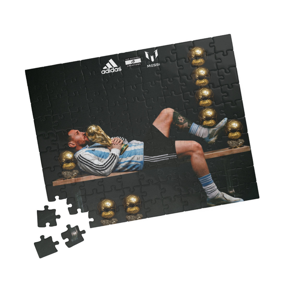Messi 'Still Undisputed' Soccer Puzzle — 110/252/520/1014-Piece Collectible
