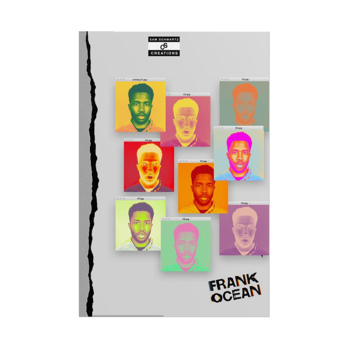 Color Study Poster | Frank Ocean Pop Art Wall Art