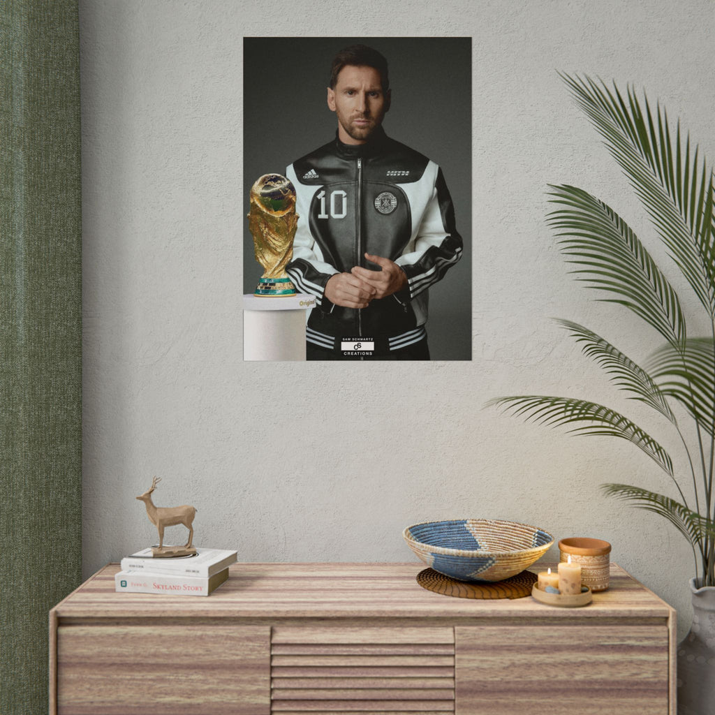 Number 10 Forever Poster | Lionel Messi World Cup Wall Art