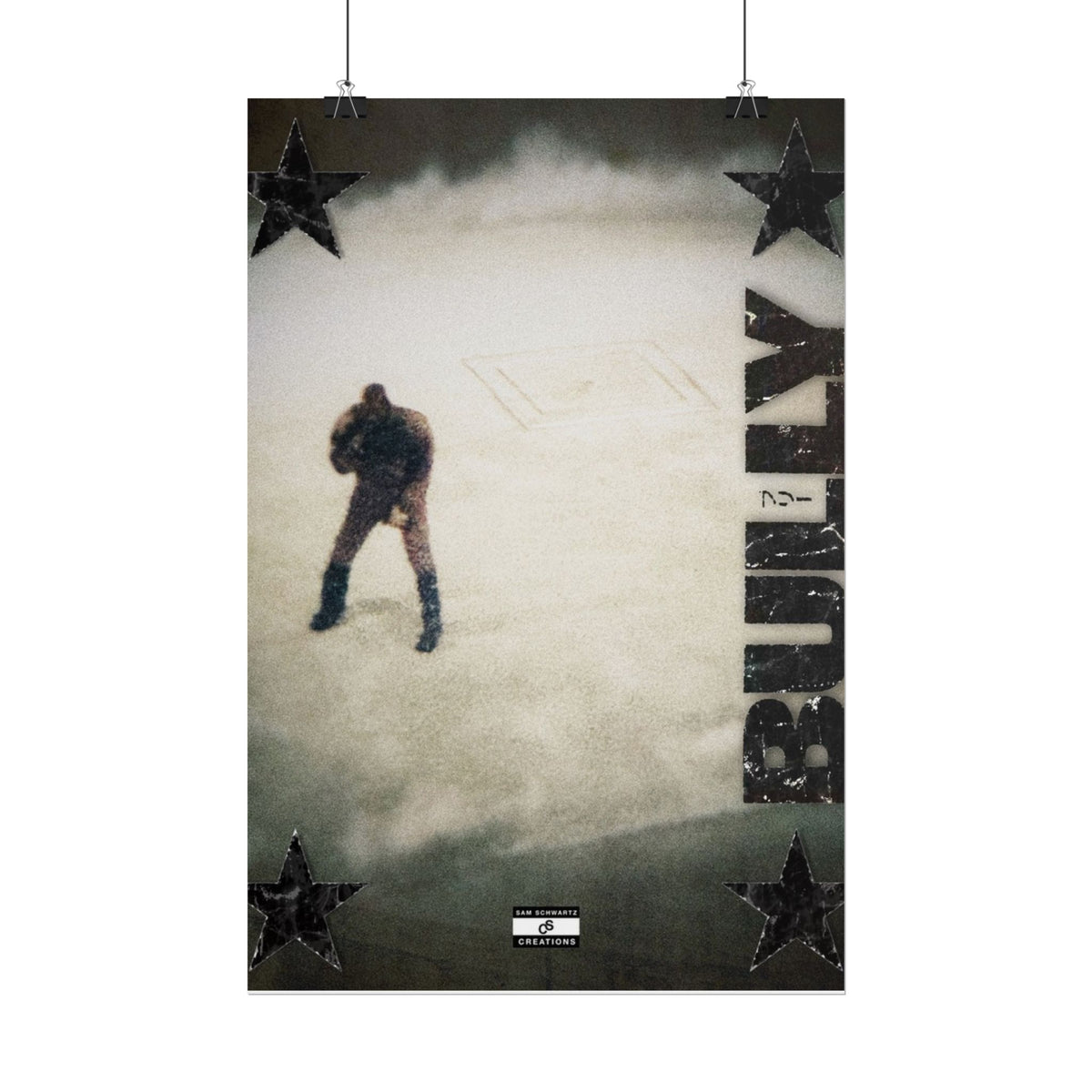Bully in the Mist Poster | Experimental Kanye West Music Wall Art