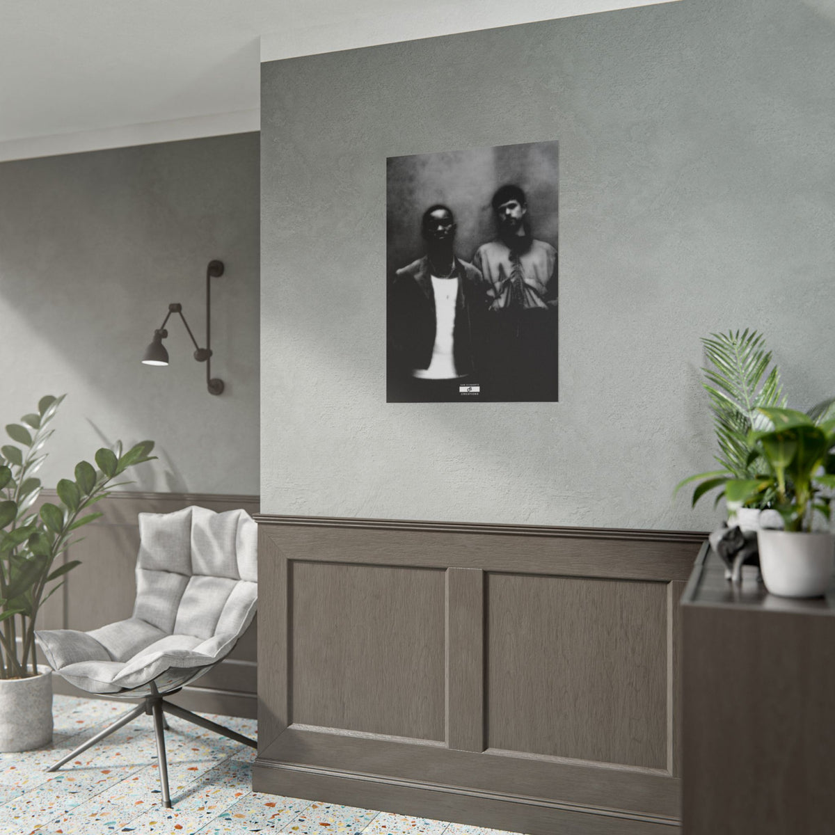 No Signal Duo Poster | Dave Hip-Hop Photography Wall Art