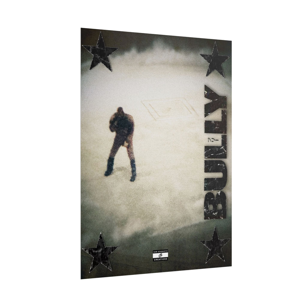 Bully in the Mist Poster | Experimental Kanye West Music Wall Art