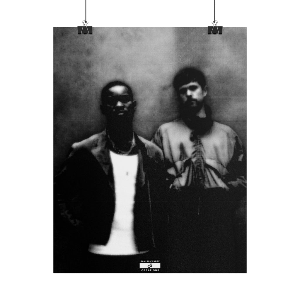 No Signal Duo Poster | Dave Hip-Hop Photography Wall Art