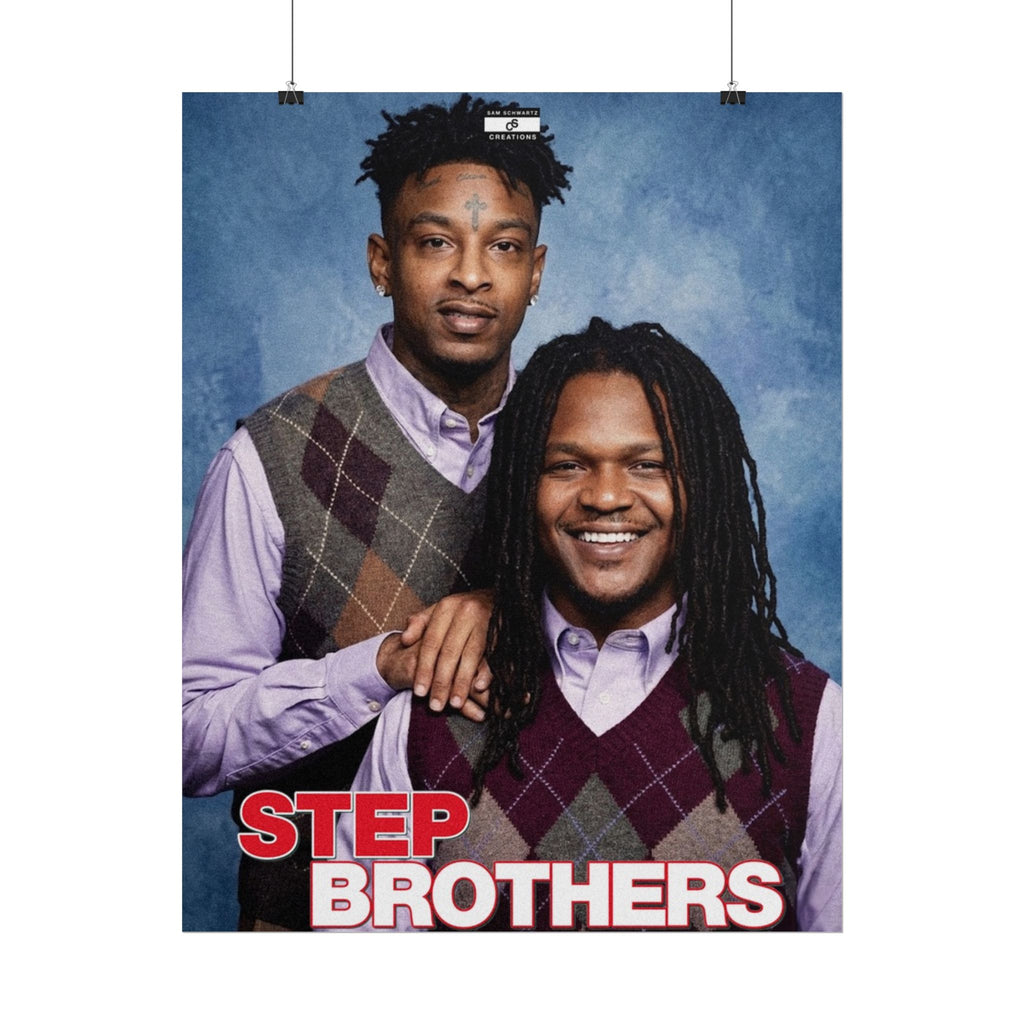 Step Brothers Poster | Hip-Hop Duo Wall Art