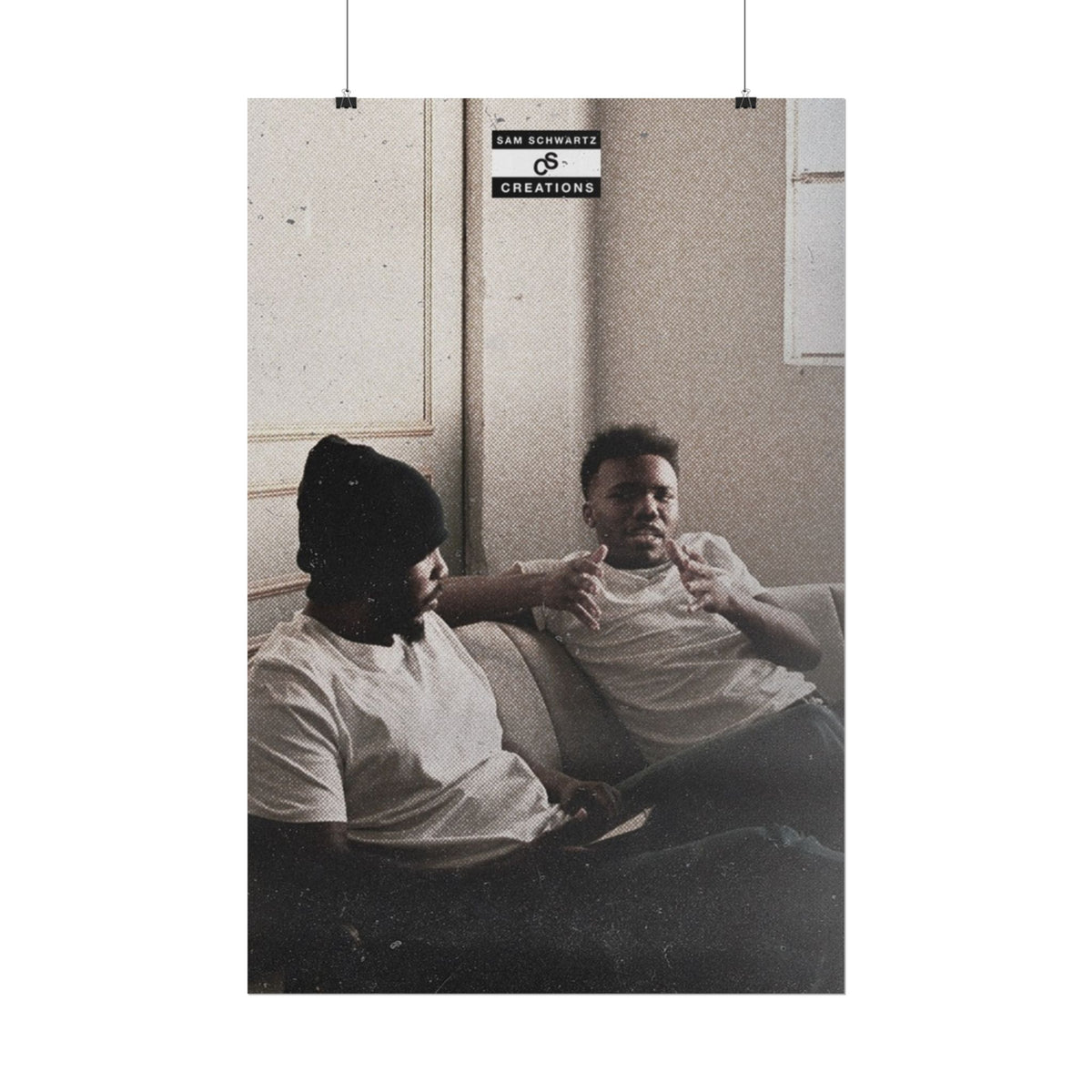 Baby Keem & Kendrick Lamar Poster | Music Culture Candid Wall Art