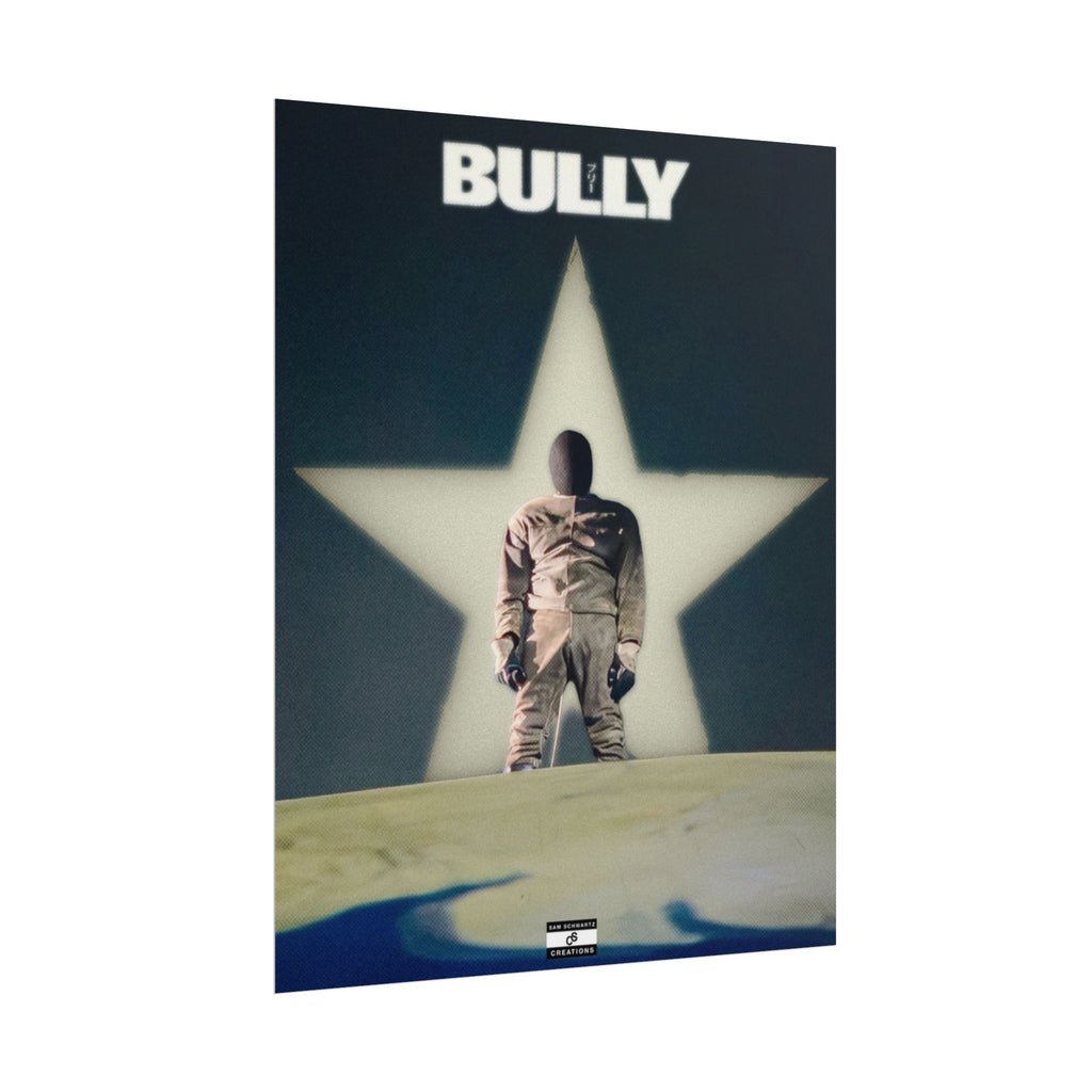 Bully Star Poster | Experimental Kanye West Music Wall Art