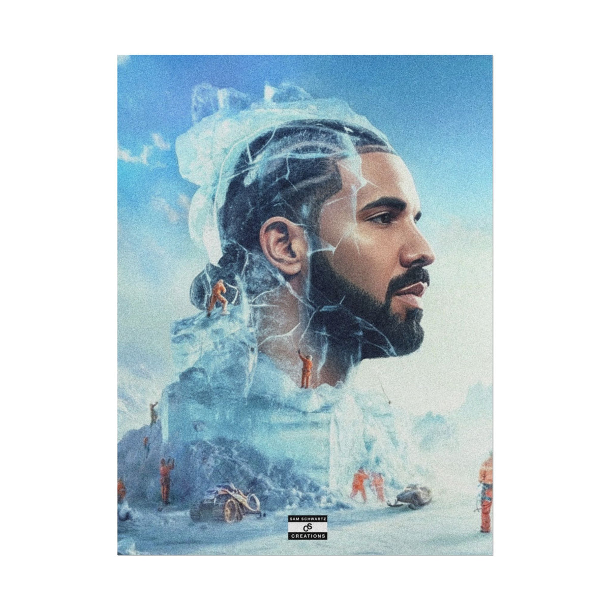 Icebound Poster | Drake Music Wall Art