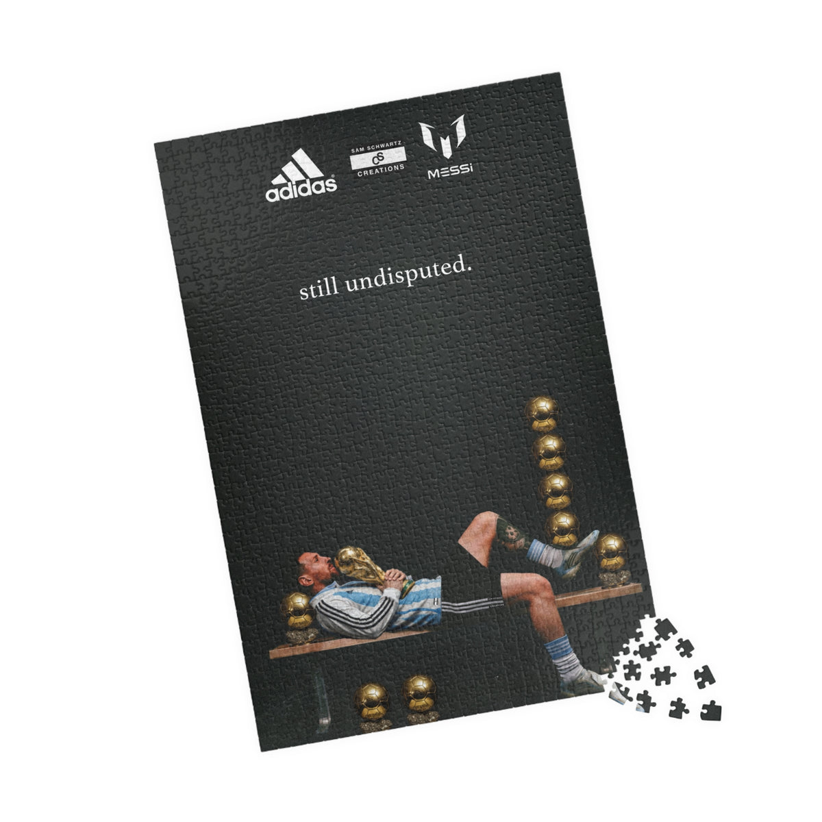 Messi 'Still Undisputed' Soccer Puzzle — 110/252/520/1014-Piece Collectible