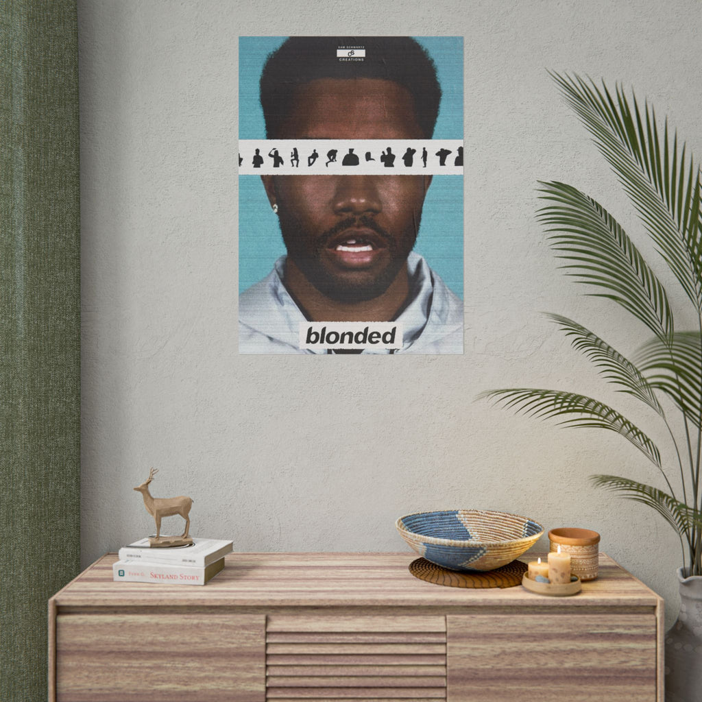Blonded Poster | Frank Ocean Music Wall Art