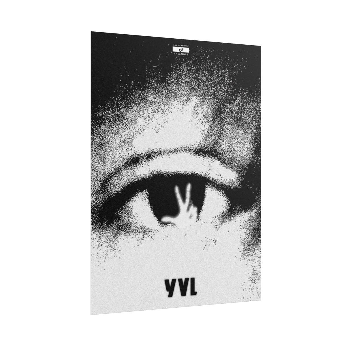 YVL Vision Poster | Experimental Hip-Hop Wall Art