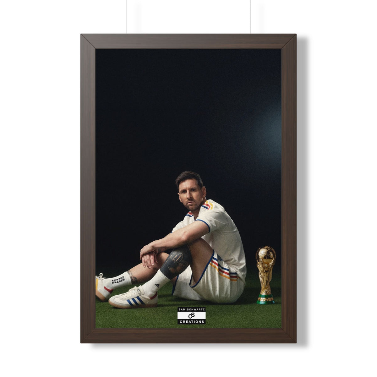 Messi x World Cup Framed Poster — Framed GOAT Wall Art